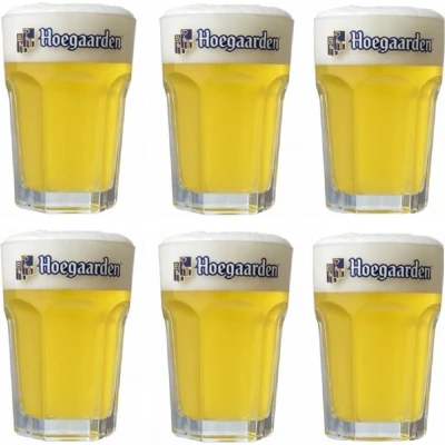 Afbeelding van Hoegaarden Bierglazen Witbier 330 ml 6 Stuks