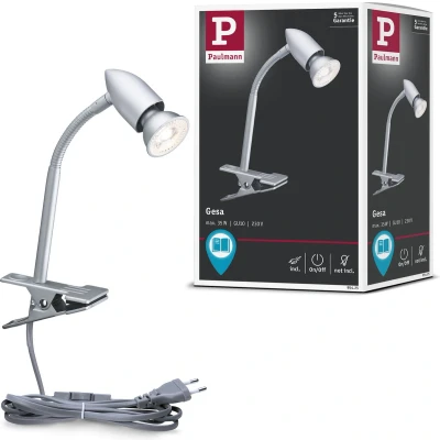 Afbeelding van Paulmann Gesa 95425 Klemlamp LED GU10 35 W Chroom (mat)