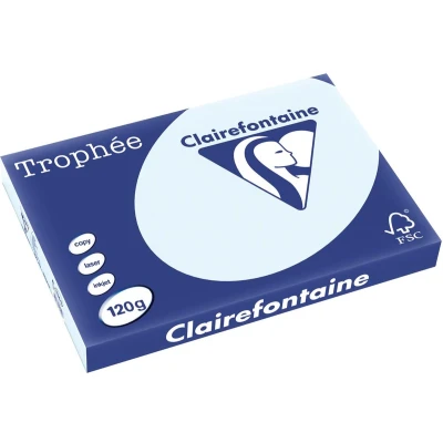 Afbeelding van Clairefontaine Trophée Pastel, gekleurd papier, A3, 120 g, 250 vel, azuurblauw