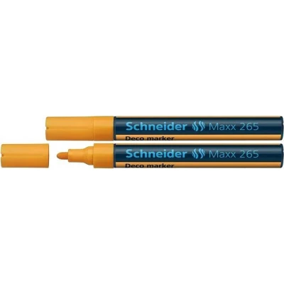 Afbeelding van Schneider krijtmarker Maxx 265 oranje 2 stuks S 126506