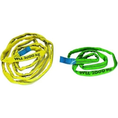 Afbeelding van Braun 30101RS ronde hijsling 3000 kg draagkracht, 10 m omtrek, eindeloos met polyester kern, geel