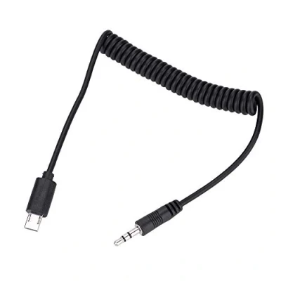 Afbeelding van EBTOOLS Shutter Release Kabel voor Sony, Zwart 3,5 mm/2,5 mm Sluitingskabel Sony RX1/RX10/RX100/A7S/A7R/A7/A7II/A7III/A9/A58/77M2/99M2/A3500/A5000/A5100/A6000/A6300/A6500, mm.