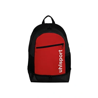 Afbeelding van Uhlsport Essential Voetbal Rugzak met schoenvak Rood zwart 30 liter