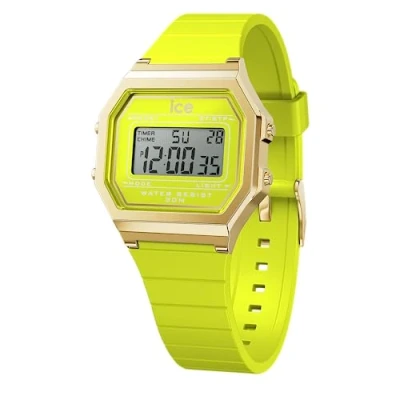 Afbeelding van Ice Watch Retro Digitaal horloge, Dames, Maat: One Size, Sunny lime