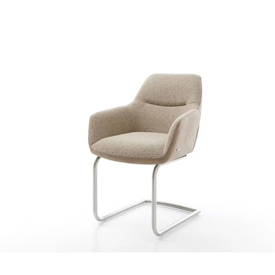 Afbeelding van DELIFE sledemodel Pejo Flex materiaalmix mud rond roestvrij staal pocketveer kern