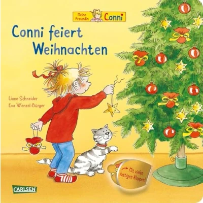 Afbeelding van Conni feiert Weihnachten (Pappenbuch mit Klappen)