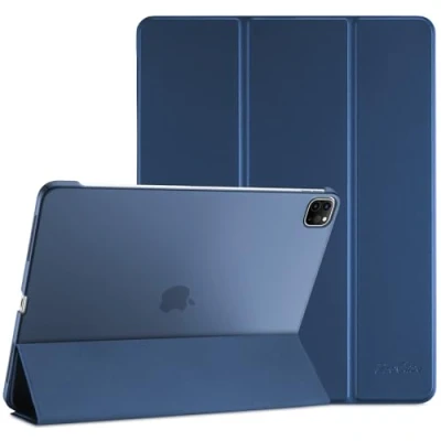 Afbeelding van ProCase Hoes voor iPad Air 13 inch M2 2024 /iPad Pro 12,9 (6/5/4/3 Gen) drievoudige beschermhoes, ultradunne Smart Case Cover 13&quot; (M2) 2024/iPad 2022/2021/2020/2018