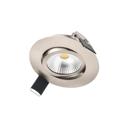 Afbeelding van LED Inbouwspot Dave Rond Zwart Warm Wit Dimbaar 6.5W Integral