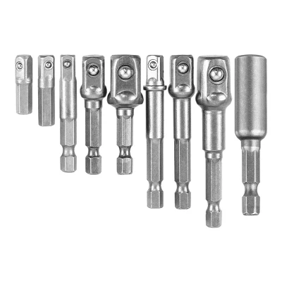Afbeelding van Bit adapter set 9 stuks Verschillende maten