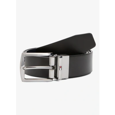 Afbeelding van TOMMY HILFIGER Riem &#039;DENTON&#039; nachtblauw / zilver