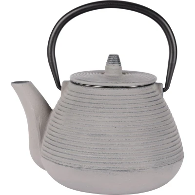 Afbeelding van Cosy&amp;Trendy Theepot 1L Gietijzer Lichtgrijs