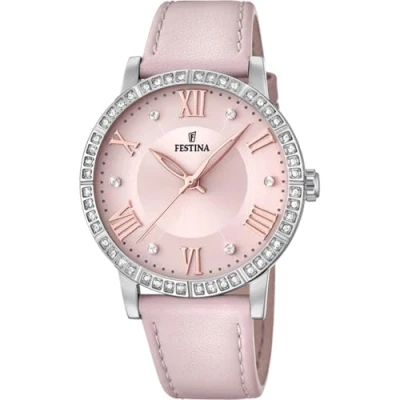 Afbeelding van Festina Dameshorloges analoog kwarts 32002706, roze, Eén maat, armband