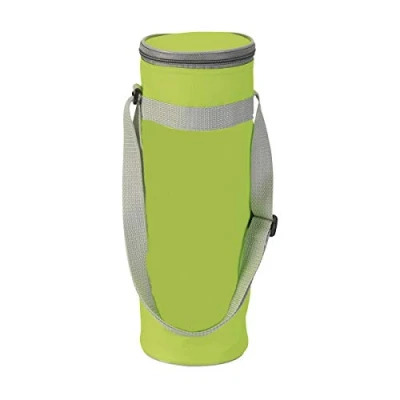 Afbeelding van noTrash2003 koeltas voor 1,5 liter fles, verstelbare schouderriem, kleine dranken, koelbox outdoor, reizen en dergelijke (groen)