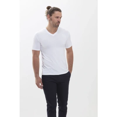 Afbeelding van mey Hybrid Hemd, Heren, Maat: 54, Weiss
