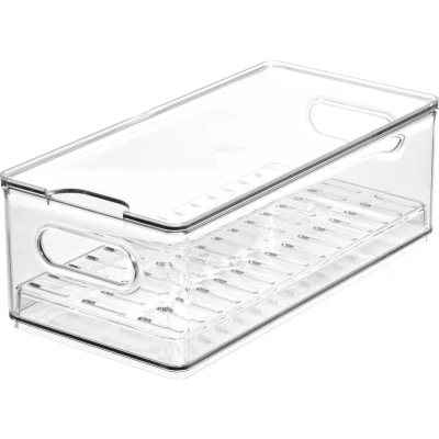 Afbeelding van Koelkast Opbergbox iDesign The Home Edit Transparant (30,5 x 15,2 cm)