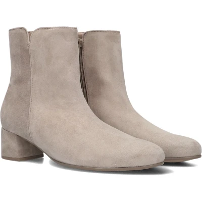 Afbeelding van Gabor 680 Enkellaarsjes Enkelboots met rits Dames Beige Maat 38