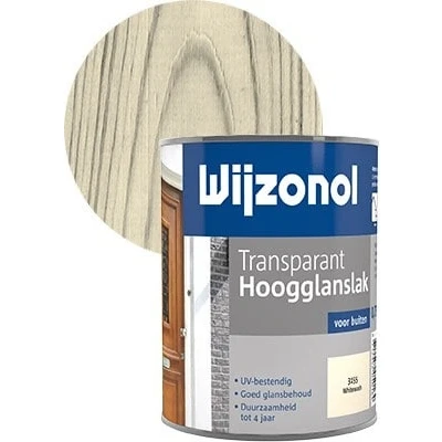 Afbeelding van Wijzonol Transparant Hoogglanslak Whitewash 3155 750 ml