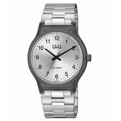 Afbeelding van Mooi Q&amp;Q horloge VS50J006Y Zwart/zilverkleurig