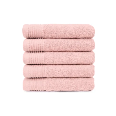 Afbeelding van 5 x The One Towelling handdoek Deluxe 70x140 Zalm roze