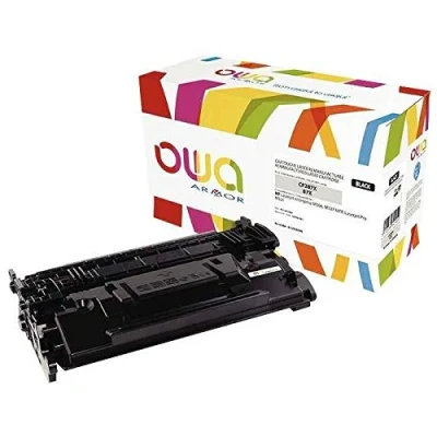 Afbeelding van OWA toner HP CF287X Refurbished met chip Zwart Hoge Capiciteit 24.000 Pagina&#039;s 87X, CF287, 287, 287X