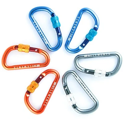 Afbeelding van Micro 6 Mini karabijnhaken met schroefsluiting, in verpakking van 2 of stuks