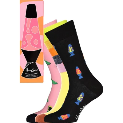 Afbeelding van Happy Socks Throwback GIFT SET 3 PACK Unisex Sokken multicoloured, Maat: 41 46, Multi coloured