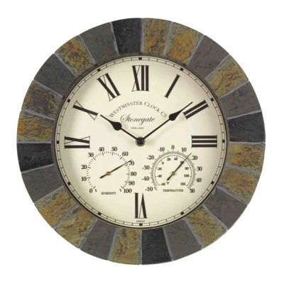 Afbeelding van Altuna 5065031 klok + thermometer stongate