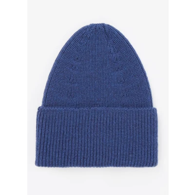 Afbeelding van Hvid Dikke ribbeanie Fonzie blue maat 6 mnd 2 jaar