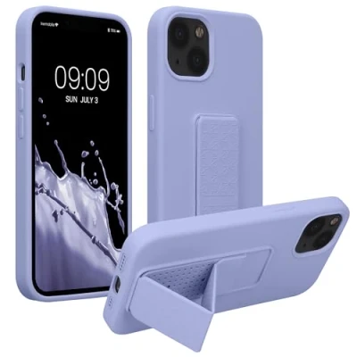 Afbeelding van kwmobile back cover voor smartphone Compatibel met Apple iPhone 13 1x beschermhoesje van kunststof In lavendel