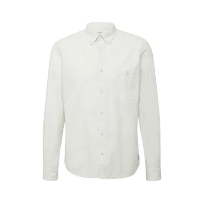 Afbeelding van s.Oliver Regular FIT MIT Buttondownkragen Overhemd, Heren, Maat: 3XL, Weiß
