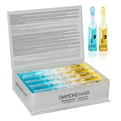 Afbeelding van Diamond Hair Haarolie en Shampoo Set Haarverzorging Haarconditioner Haarmasker Haargroeiversneller Arganolie haar Rozemarijnolie Jojobaolie Castorolie Haargroei olie Schoonheidsproducten