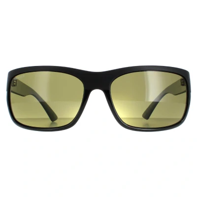 Afbeelding van Serengeti wrap unisex mat zwart top glanzend mineraal gepolariseerd 555 nm pistoia Sunglasses