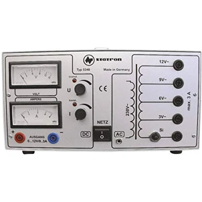 Afbeelding van Statron 5340.1 Labvoeding, regelbaar 0 12 V/AC 3 A 72 W Aantal uitgangen: 2 x