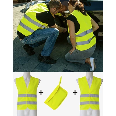 Afbeelding van Duopack Geel Veiligheids vest Korntex