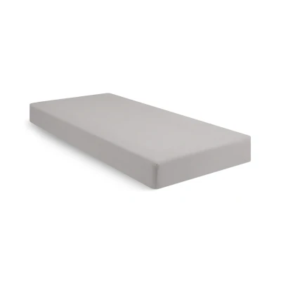 Afbeelding van Beter Bed jersey hoeslaken zacht en ademend van 100% katoen 070/080/090X200/210/220cm met hoekhoogte 30 cm lichtgrijs