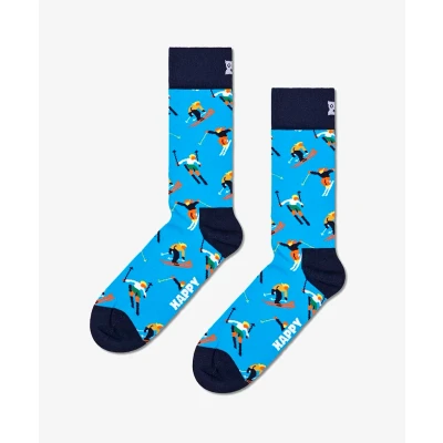 Afbeelding van Happy Socks Skiing Chalet 2 PACK Sokken, Maat: 41 46, Multicolor