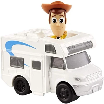 Afbeelding van Mattel GCY61 Disney Pixar Toy Story 4 Minis Woody en camper, verzamelfiguren met voertuig, speelgoed vanaf 3 jaar