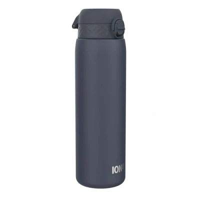 Afbeelding van ION8 1 Liter Roestvrijstalen Waterfles, Lekvrij, Makkelijk te Openen, Veilige Vergrendeling, Draaghendel, Vaatwasserbestendig, Duurzame Krasbestendige Verf, 1200ml (40oz), As Marine Drinkfles