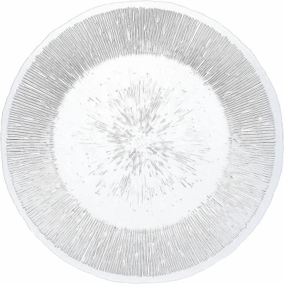Afbeelding van Eetbord Quid Lonja Transparant Glas (6 Stuks) (Pack 6x)