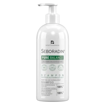 Afbeelding van Seboradin Shampoo Voor Dun Fijn Haar Gevoelig Vettigheid Hydraterend Volumeverhogend Reinigend Normaliserend Plantaardige Glycerine Brandnetel Paardenstaart Rozemarijn Salie Pure Ballance 400 ml