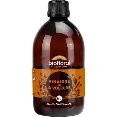 Afbeelding van Biofloral Elixir Vinaigre des 4 Voleurs Organic 500 ml