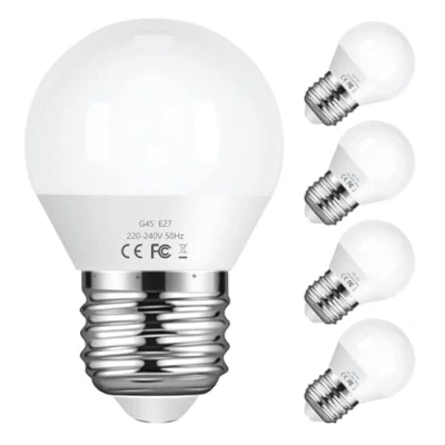 Afbeelding van Vicloon 5 Stuks E27 LED Lamp G45, 6W Vervangt 60W Gloeilampen, 600 Lumen, 6500K Koud Wit, AC 220V 240V, Niet Dimbare Spaarlamp, 270 Stralingshoek Bollampen