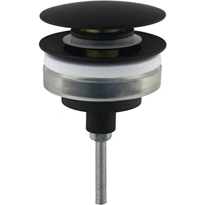 Afbeelding van Ben Push Open afsluitbare wastafelplug t.b.v. MSN2 mat zwart