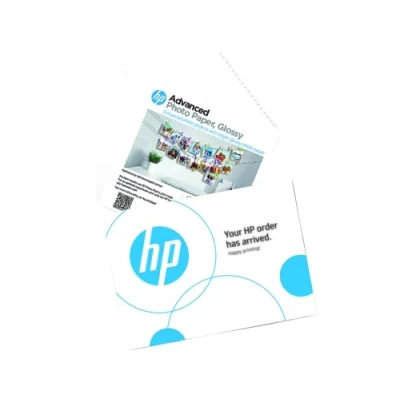 Afbeelding van HP Advanced Photo Paper, Glossy, 65 lb, 5 x in. (127 127 mm), 20 sheets