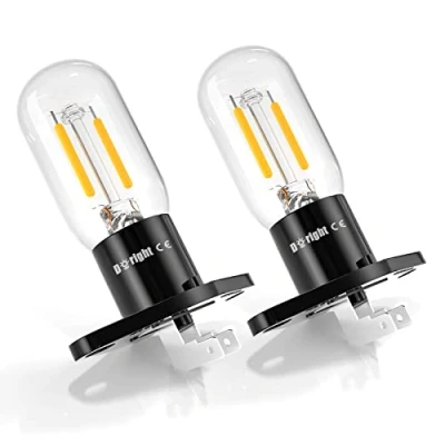 Afbeelding van DoRight Z187 Base Microgolfoven Bulb 3.5W 240V Filament Licht 25W Equivalente Gloeilampen voor Magnetron Oven, Warm Wit 3000K Hoge Temperatuur Weerstand Waterdicht