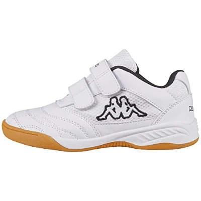Afbeelding van Kappa Kickoff sneaker uniseks kind,Wit (1011 Wit/Zwart),28 EU