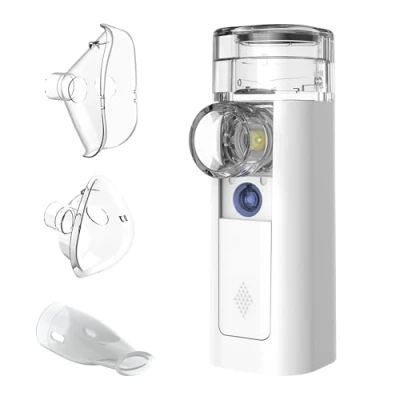 Afbeelding van mini Air 360+ draagbare stille vernevelaar Voor volwassenen en kinderen verlichting van hoest verkoudheidheidsklachten Oplaadbaar via Micro USB Gedistribueerd door OMRON