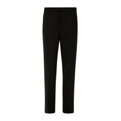 Afbeelding van s.Oliver Black Label Straightlegaus MIX Broek, Dames, Maat: 44x30, Schwarz