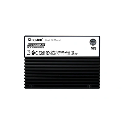 Afbeelding van Kingston 7.68TB DC3000ME U.2 PCIe 5.0 NVMe TCG Opal Enterprise SSD (7680 GB, 2.5&quot;),