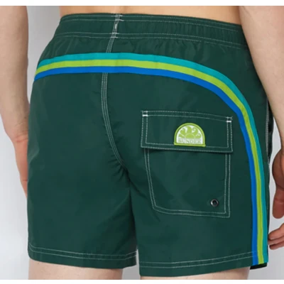 Afbeelding van Sundek Elastic Waist Mid length Zwemshort Hut Green s